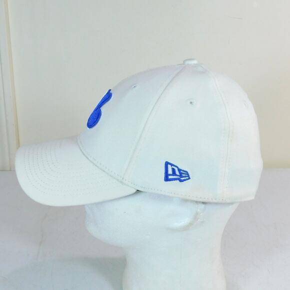 New Era Montreal Expos Flex Fit Hat Size M/L Cream Blue Underbrim MLB - Picture 5 of 7